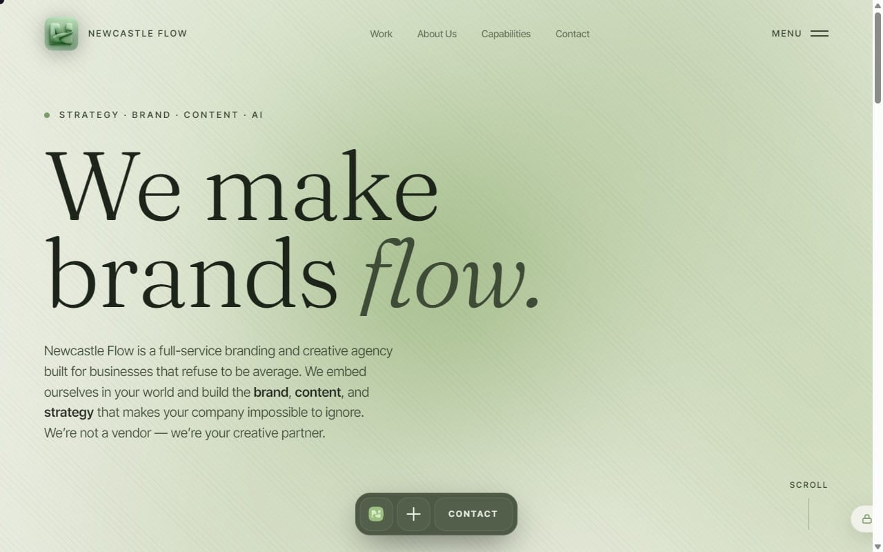 Newcastle Flow — live site preview